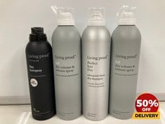 COLLECTION OF LIVING PROOF TO INCLUDE ADVANCED CLEAN DRY SHAMPOO 355ML FLEX HAIRSPRAY 246ML RRP £91.8