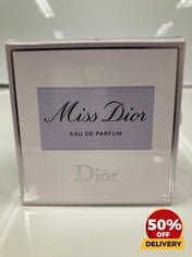 MISS DIOR EAU DE PARFUM 50ML (SEALED UNIT) RRP £145