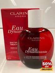 CLARINS AROMA EAU DYNAMAISANTE TREATMENT FRAGRANCE 200ML  RRP £51.20