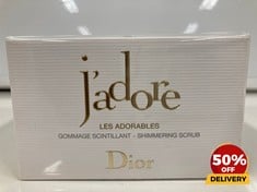 PAULAS IBIZA LOEWE ECLECTIC BODY SCRUB 100ML & DIOR J 'ADORE LES ADORABLES SHIMMERING SCRUB 150ML (SEALED UNIT) TOTAL RRP £120