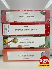 PHLUR STRAWBERRY LETTER EAU DE PARFUM 9.5ML , PHLUR TANGERINE BOY EAU DE PARFUM 9.5ML TOTAL RRP £120