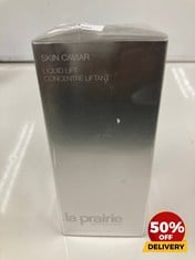 LA PRAIRIE SKIN CAVIAR LIQUID LIFT 50ML (SEALED UNIT) RRP £350