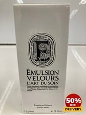 EMULSION VELOURS L'ART DU SOIN POUR LES MAINS 350ML (SEALED UNIT) RRP £55