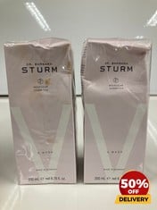 2 X DR BARBARA STURM V WASH 200ML TOTAL RRP £110