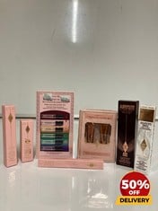 COLLECTION OF ITEMS TO INCLUDE CHARLOTTE TILBURY PERFUME DISCOVERY SET 6 X 1.5ML PILLOW TALK EYELINER 1.2G TOTAL RRP £190