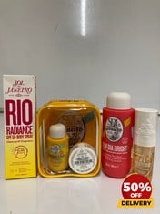 COLLECTION OF ITEMS TO INCLUDE SOL DE JANEIRO BOM DIA BRIGHT BODY WASH 385ML BRAZILIAN CRUSH CHEIROSA 71 90ML TOTAL RRP £145