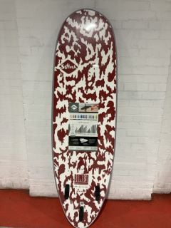 SOFTECH BOMBER SOFT SOFTBOARD FSC II 6'4 IN GREY/ DUSTY RED RRP £379.95