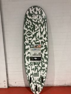 SOFTECH BOMBER SOFT SOFTBOARD FSC II 6'10 IN SMOKE GREEN/WHITE RRP £409.95