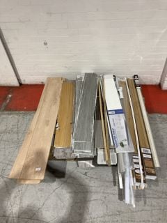 1 X PALLET OF FLOORING TO INCLUDE BLINDS