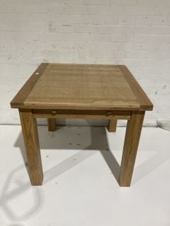 HALLOWOOD NEWQUAY OAK EXTENDABLE FLIP TOP TABLE RRP £199.99