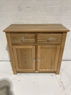 HALLOWOOD SMALL WOODEN OAK SIDEBOARD RRP £400