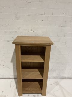 HALLOWOOD 3 SHELF OAK STORAGE UNIT RRP £111