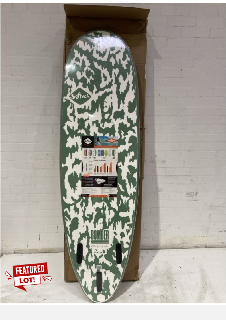 SOFTECH BOMBER FCS II 6'4FT SMOKE GREEN/WHITE SURFBOARD RRP £410