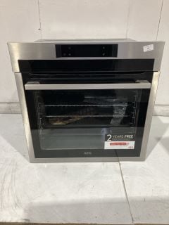 AEG INTEGRATED SINGLE ELECTRIC FAN OVEN STAINLESS STEEL RRP £399 (003347647)