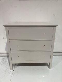 JOHN LEWIS WILTON 3 DRAWER CHEST RRP £259 (003350409)