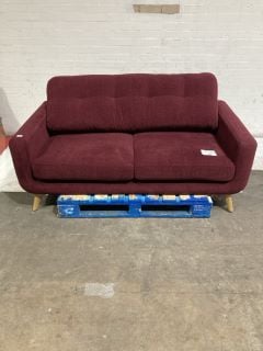 JOHN LEWIS WOODEN RUBIK MEDIUM 2 SEATER SOFA RRP £1,274 (003349956)