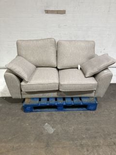 JOHN LEWIS AMBLESIDE TEXTURED WEAVE GREY 2 SEATER SOFA RRP £1,099 (003353329)