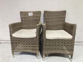 JOHN LEWIS DANTE GARDEN DINING ARM CHAIR SET OF 2 (0033348399)