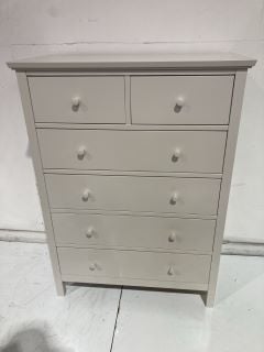 JOHN LEWIS 2+4 DRAWER CHEST LINEN RRP £349 (003351961)