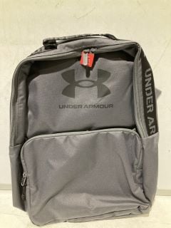 BOX OF ITEMS TO INCLUDE UNDER ARMOUR GREY LAPTOP BAG