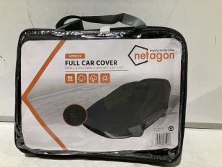 BOX OF CAR PRODUCTS TO INCLUDE PENTAGON MPBCCS FULL CAR COVER