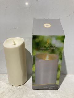 BOX OF LUMINARA REAL FLAME EFFECT CANDLES