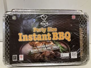 2 BIG K PARTY SIZE INSTANT BBQ