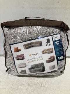 BOX OF ITEMS TO INCLUDE MENOTTI PREMIUM SOFA COVER