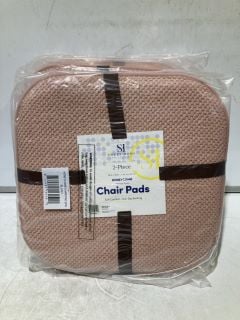 12 HONEYCOMB CHAIR PADS IN BLUSH