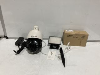 2 OUSFOT LED SOLAR SPOTLIGHT TO INCLUDE PTZ CAMERA