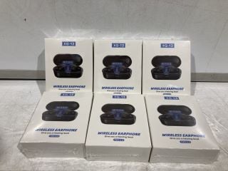 BOX OF XG13 WIRELESS EARPHONES