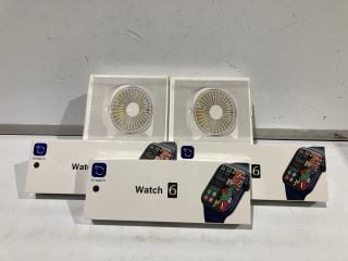 BOX OF ELECTRONIC ITEMS TO INCLUDE WATCH 6 SMARTWTCH