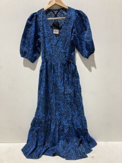 4 X BRAVE SOUL LONDON BLUE ANIMAL DRESS SIZE S RRP £30