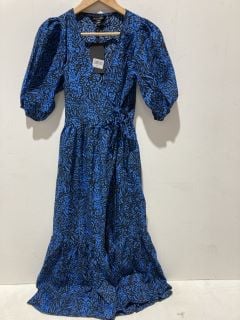 4 X BRAVE SOUL LONDON BLUE ANIMAL DRESS SIZE S RRP £30