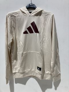 BOX OF PREMIUM DESIGNER APPAREL TO INCLUDE ADIDAS JUMPER WHITE SIZE M