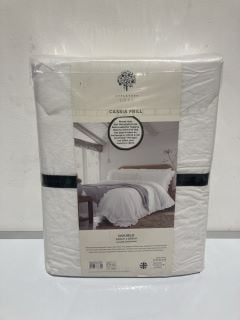 3 APPLETREE - CASSIA-FRILL QUILT SET (1 X KING, 1 X DOUBLE, 1 X SINGLE) RRP £110