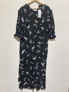 4 X  NOBODYS CHILD BLK BUTTERFLY DRESS SIZE 20