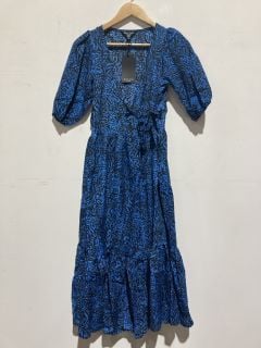 4X BRAVE SOUL LONDON BLUE ANIMAL DRESS SIZE XS RRP £30