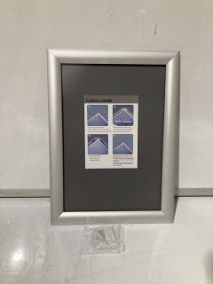 BOX OF A5 SILVER SNAP FRAMES