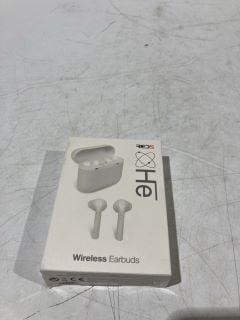 A BOX OF WHITE RED5 WIRELESS EARBUDS QTY UP TO 10