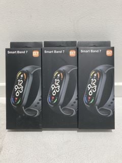 3 X SMARTBAND 7 BLUETOOTH BRACELET