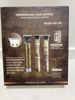 PROFESSIONAL HAIR CLIPPER  - ADJUSTABLE BLADE MODEL:BZ-T99