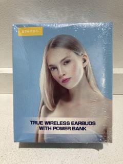 3 X TRUE WIRELESS EARBUDS WITH POWER BANK