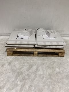 PALLETS OF ASSORTED ITEMS TO INCLUDE 750MM BATH END PANEL PLUMMETT GRAY