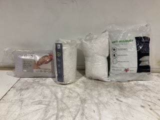 PALLET OF ASSORTED ITEMS TO INCLUDE ANTI-ALLERGY QUILTED PILLOW PAIR