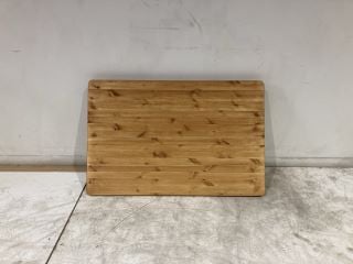 1 X OAK TABLE (TABLE LEGS NOT INCLUDED)