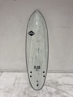 SOFTECH ERIC GEISELMAN FLASH SOFT SURFBOARD 6FT FCS II - WHITE MARBLE RRP £349.95