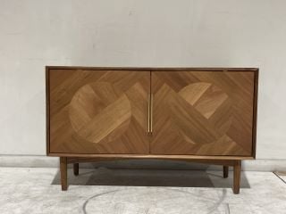 1 X SYMMETRY SIDEBOARD, DARK BROWN RRP £550