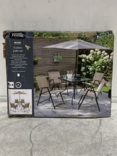 1 X MIAMI 6 PIECE PATIO SET