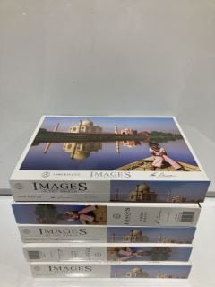 5X 1000 PIECES IMAGES OF THE WORLD TAJ MAHAL